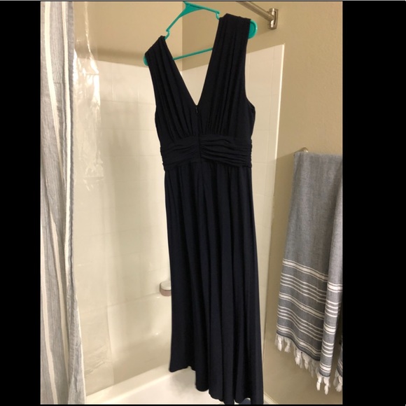 Suzi Chin for Maggy Boutique Navy Dress - Picture 6 of 6